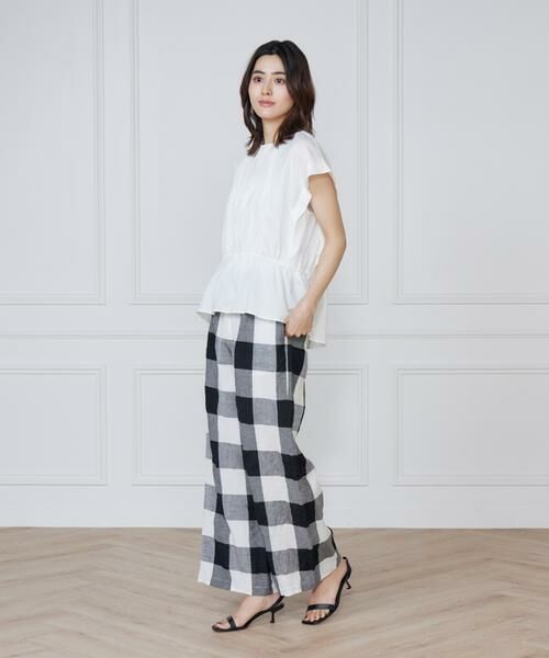 7-IDconcept / セブンアイディーコンセプト Tシャツ | 《大きいサイズ》シャーリングカットブラウス | 詳細6