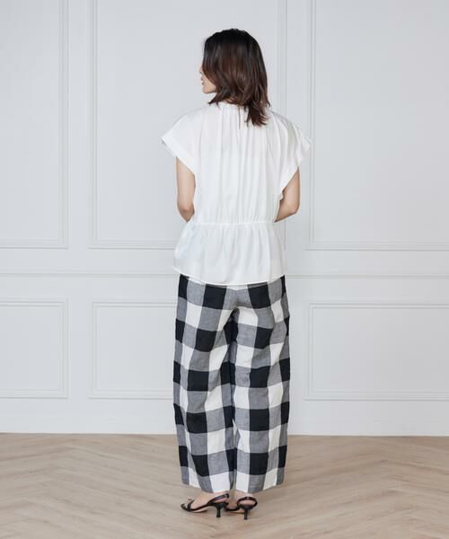 7-IDconcept / セブンアイディーコンセプト Tシャツ | 《大きいサイズ》シャーリングカットブラウス | 詳細16