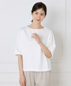 7-IDconcept / セブンアイディーコンセプト Tシャツ | 《大きいサイズ》布帛コンビネーションTシャツ