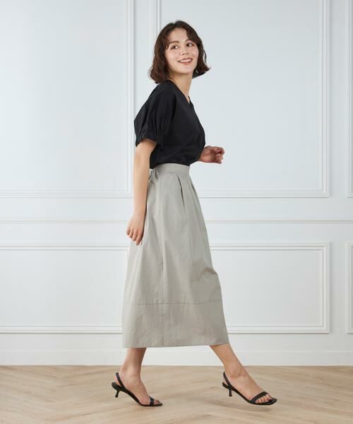 7-IDconcept / セブンアイディーコンセプト Tシャツ | 《大きいサイズ》ギャザースリーブプルオーバー | 詳細12