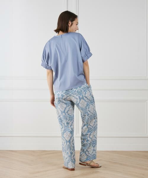 7-IDconcept / セブンアイディーコンセプト Tシャツ | 《大きいサイズ》ギャザースリーブプルオーバー | 詳細4