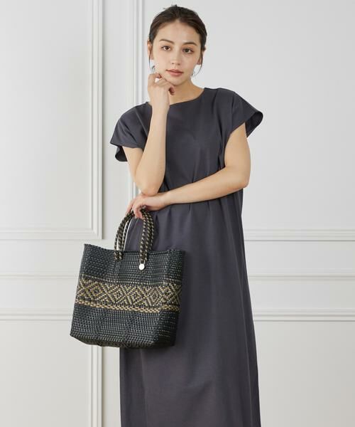 7-IDconcept / セブンアイディーコンセプト ミニ丈・ひざ丈ワンピース | ショルダータックワンピース | 詳細1