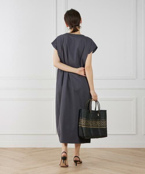 7-IDconcept / セブンアイディーコンセプト ミニ丈・ひざ丈ワンピース | ショルダータックワンピース | 詳細5