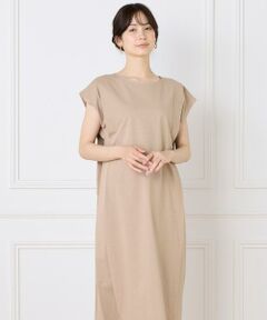 7-IDconcept / セブンアイディーコンセプト ミニ丈・ひざ丈ワンピース | 《大きいサイズ》ショルダータックワンピース