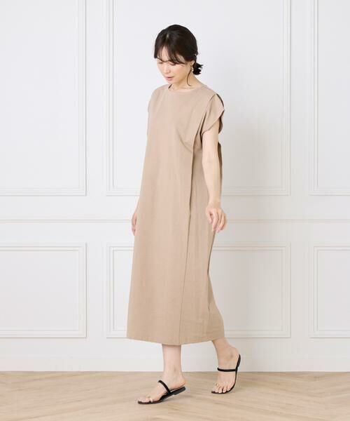 7-IDconcept / セブンアイディーコンセプト ミニ丈・ひざ丈ワンピース | 《大きいサイズ》ショルダータックワンピース | 詳細8