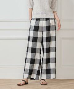 7-IDconcept / セブンアイディーコンセプト その他パンツ | 《大きいサイズ》ブロックチェックイージーパンツ
