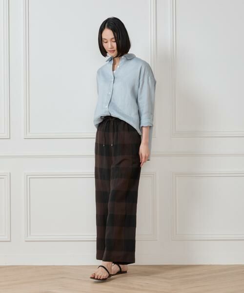 7-IDconcept / セブンアイディーコンセプト その他パンツ | 《大きいサイズ》ブロックチェックイージーパンツ | 詳細10