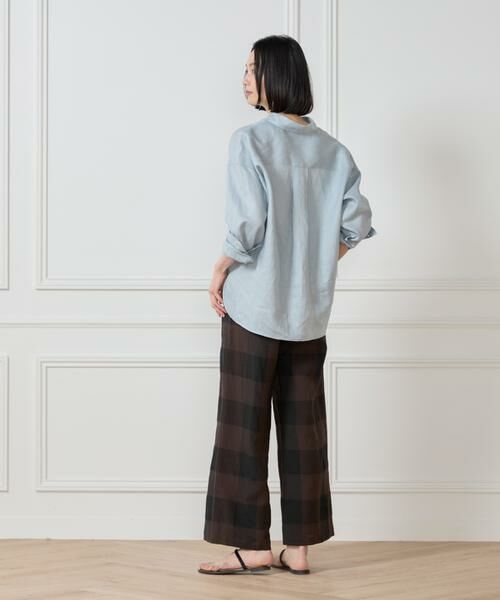 7-IDconcept / セブンアイディーコンセプト その他パンツ | 《大きいサイズ》ブロックチェックイージーパンツ | 詳細11