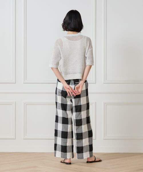 7-IDconcept / セブンアイディーコンセプト その他パンツ | 《大きいサイズ》ブロックチェックイージーパンツ | 詳細5
