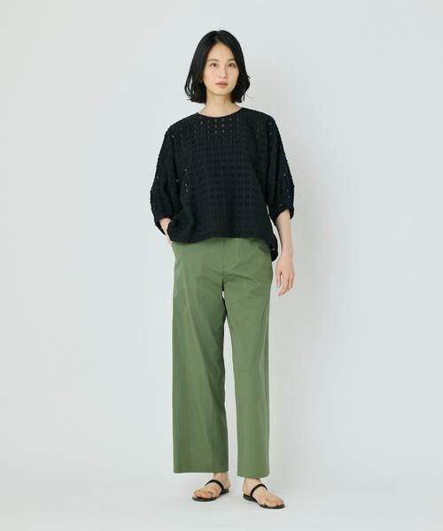 7-IDconcept / セブンアイディーコンセプト シャツ・ブラウス | 《大きいサイズ》ポンチョ風バンドカラーブラウス | 詳細2