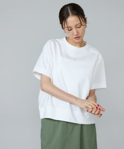 7-IDconcept / セブンアイディーコンセプト Tシャツ | ヨーク切替ハイネックプルオーバー | 詳細12