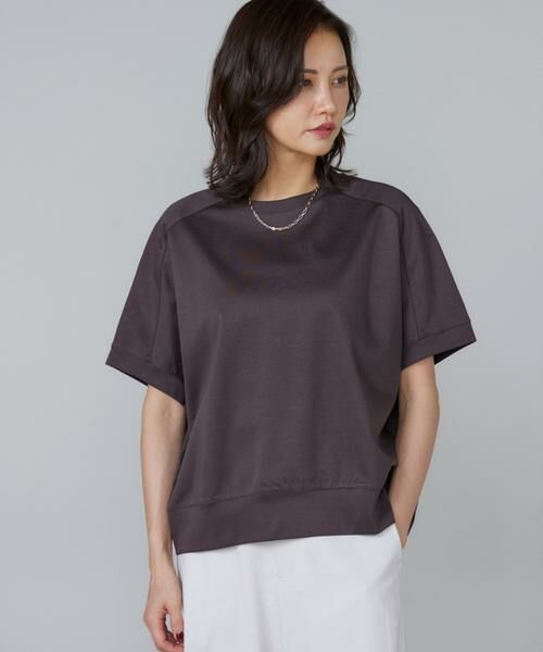 7-IDconcept/セブンアイディーコンセプト ヨーク切替ハイネックプルオーバー ブラウン 00