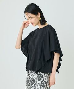 7-IDconcept / セブンアイディーコンセプト Tシャツ | フレアースリーブカットプルオーバー