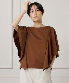 7-IDconcept / セブンアイディーコンセプト Tシャツ | フレアースリーブカットプルオーバー