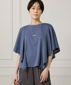 7-IDconcept / セブンアイディーコンセプト Tシャツ | フレアースリーブカットプルオーバー