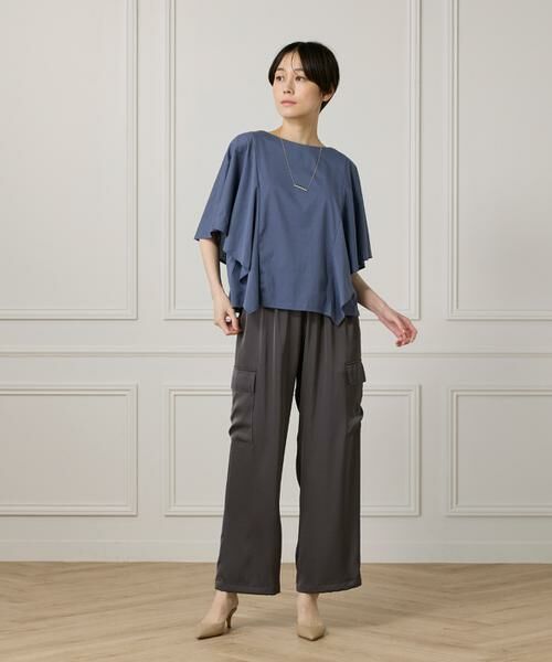 7-IDconcept / セブンアイディーコンセプト Tシャツ | フレアースリーブカットプルオーバー | 詳細21