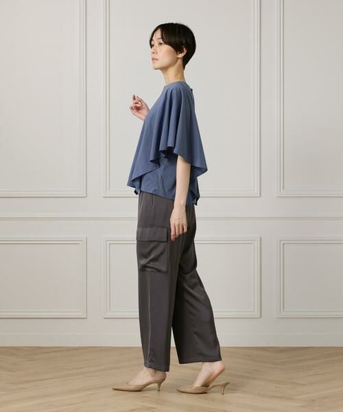 7-IDconcept / セブンアイディーコンセプト Tシャツ | フレアースリーブカットプルオーバー | 詳細23