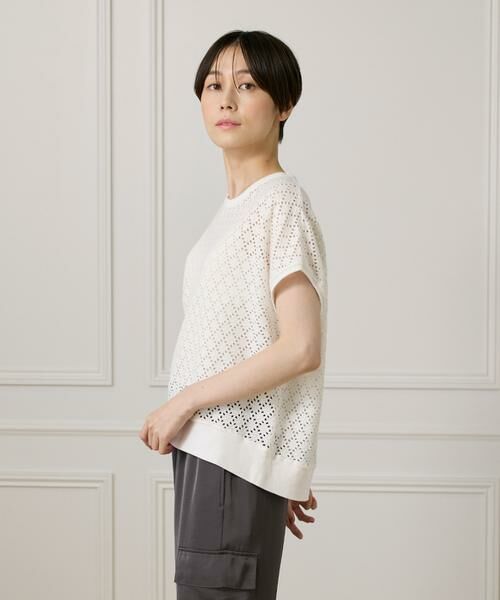 7-IDconcept / セブンアイディーコンセプト Tシャツ | アイレット天竺カットプルオーバー | 詳細14