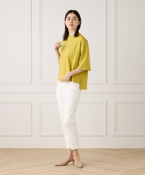 7-IDconcept / セブンアイディーコンセプト Tシャツ | 《大きいサイズ》五分袖Tシャツ《接触冷感》 | 詳細10