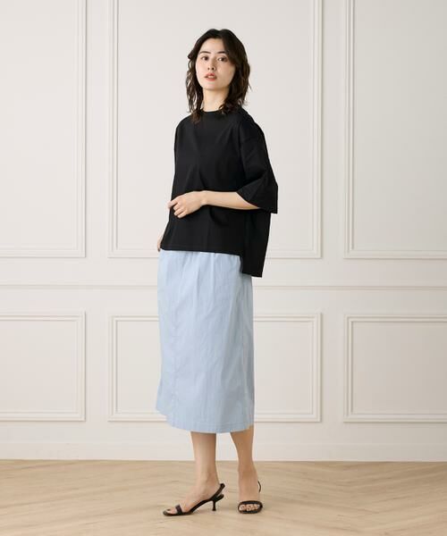 7-IDconcept / セブンアイディーコンセプト Tシャツ | 《大きいサイズ》五分袖Tシャツ《接触冷感》 | 詳細7