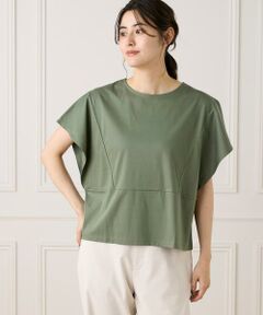 7-IDconcept / セブンアイディーコンセプト Tシャツ | 《大きいサイズ》ハンカチスリーブプルオーバー《接触冷感》