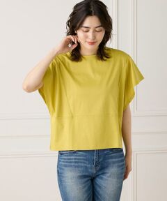 7-IDconcept / セブンアイディーコンセプト Tシャツ | 《大きいサイズ》ハンカチスリーブプルオーバー《接触冷感》