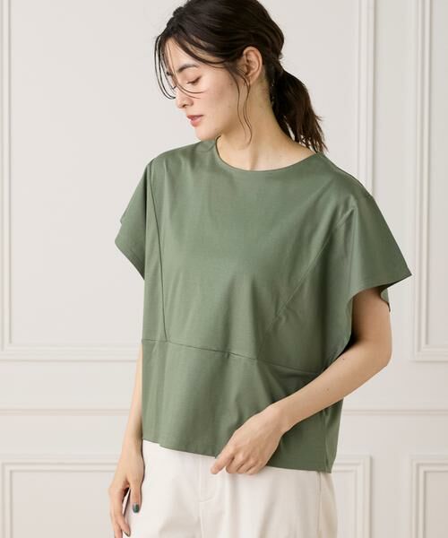 7-IDconcept / セブンアイディーコンセプト Tシャツ | 《大きいサイズ》ハンカチスリーブプルオーバー《接触冷感》 | 詳細15