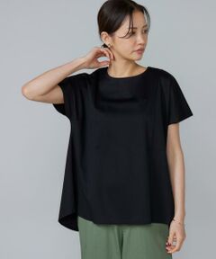 7-IDconcept / セブンアイディーコンセプト Tシャツ | 《大きいサイズ》サイドフレアーカットプルオーバー