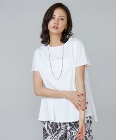 7-IDconcept / セブンアイディーコンセプト Tシャツ | 《大きいサイズ》サイドフレアーカットプルオーバー