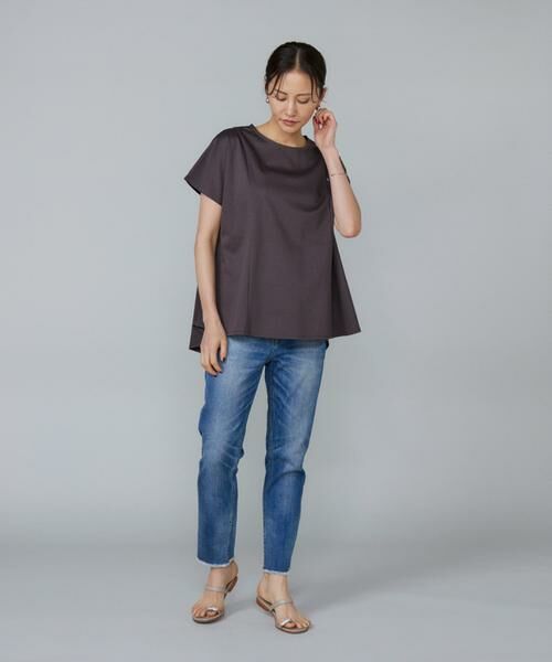 7-IDconcept / セブンアイディーコンセプト Tシャツ | 《大きいサイズ》サイドフレアーカットプルオーバー | 詳細9