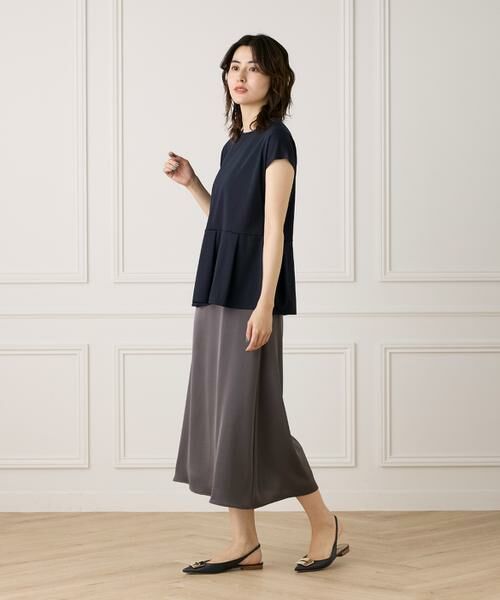 7-IDconcept / セブンアイディーコンセプト Tシャツ | 《大きいサイズ》タックヘムカットプルオーバー | 詳細13