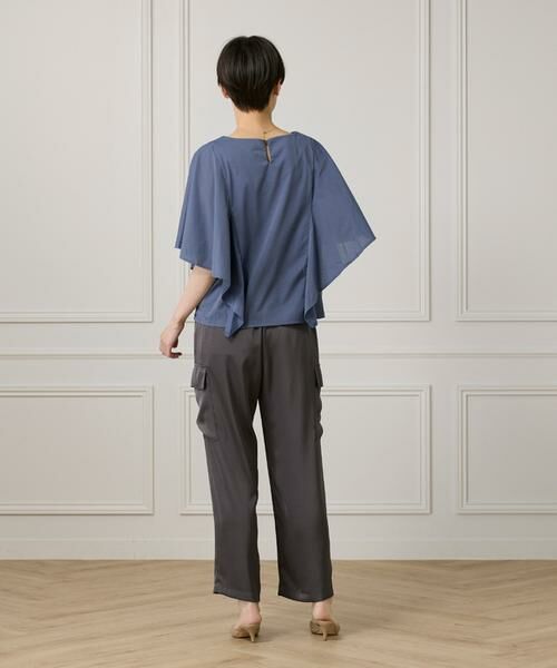 7-IDconcept / セブンアイディーコンセプト Tシャツ | 《大きいサイズ》フレアースリーブカットプルオーバー | 詳細9