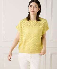 7-IDconcept / セブンアイディーコンセプト Tシャツ | 《大きいサイズ》アイレット天竺カットプルオーバー