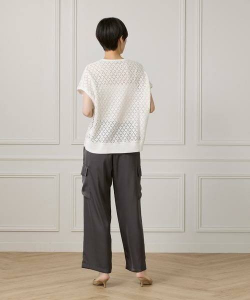 7-IDconcept / セブンアイディーコンセプト Tシャツ | 《大きいサイズ》アイレット天竺カットプルオーバー | 詳細5