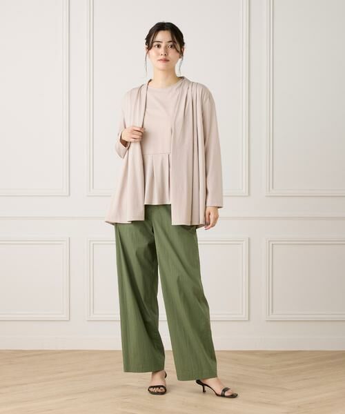 7-IDconcept / セブンアイディーコンセプト カーディガン・ボレロ | 《大きいサイズ》着流しカーディガン | 詳細2