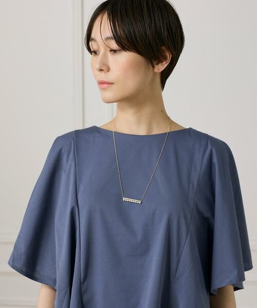 7-IDconcept / セブンアイディーコンセプト ブローチ・コサージュ | パールバー ゴールドネックレス | 詳細2