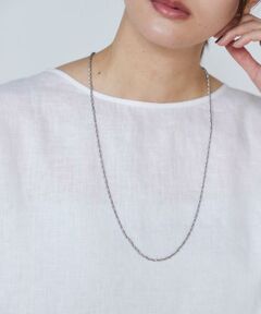 7-IDconcept / セブンアイディーコンセプト ブローチ・コサージュ | ロングチェーンシルバーネックレス