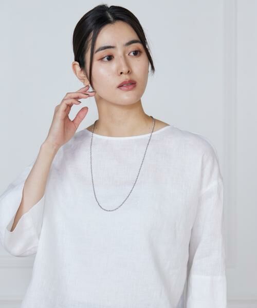 7-IDconcept / セブンアイディーコンセプト ブローチ・コサージュ | ロングチェーンシルバーネックレス | 詳細2
