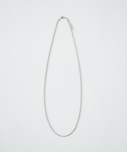 7-IDconcept / セブンアイディーコンセプト ブローチ・コサージュ | ロングチェーンシルバーネックレス | 詳細3