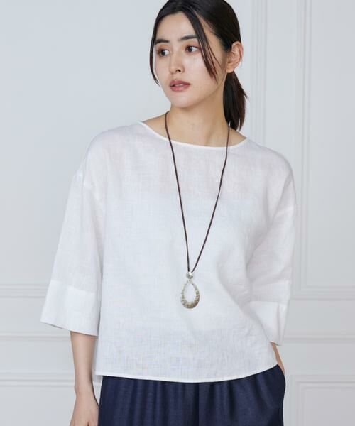 7-IDconcept / セブンアイディーコンセプト ネックレス・ペンダント・チョーカー | レザーストラップ ドロップモチーフネックレス | 詳細1