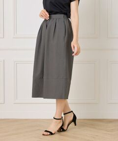 7-IDconcept / セブンアイディーコンセプト ミニ・ひざ丈スカート | サッカーチェック 切り替えギャザースカート