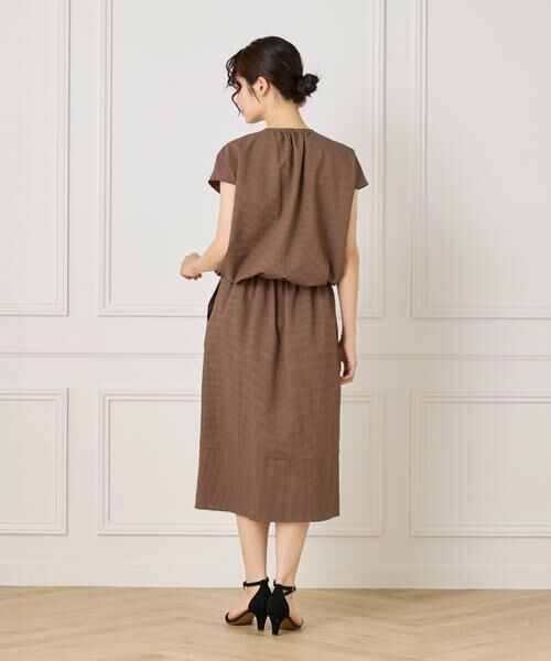 7-IDconcept / セブンアイディーコンセプト ミニ・ひざ丈スカート | サッカーチェック 切り替えギャザースカート | 詳細8