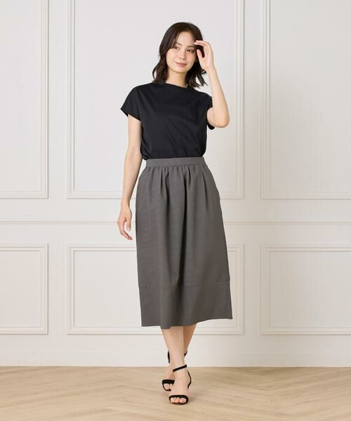 7-IDconcept / セブンアイディーコンセプト ミニ・ひざ丈スカート | サッカーチェック 切り替えギャザースカート | 詳細16