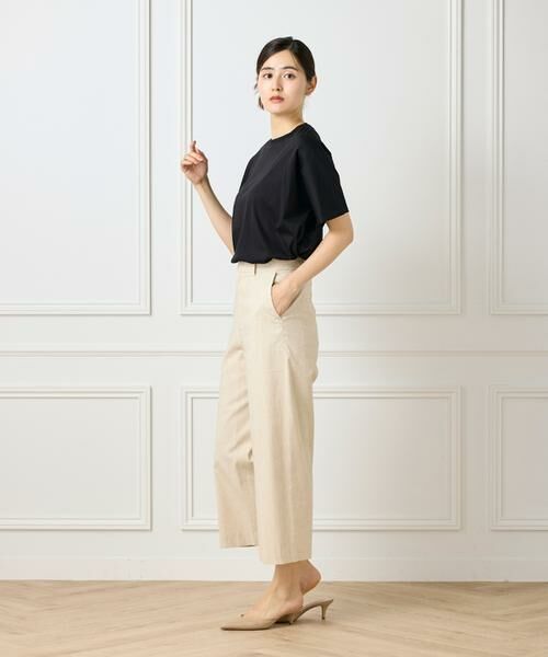 7-IDconcept / セブンアイディーコンセプト ショート・ハーフ・半端丈パンツ | ワイドクロップトパンツ | 詳細4