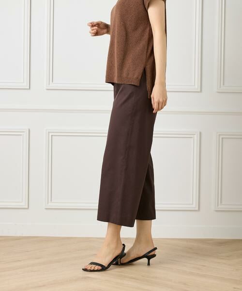 7-IDconcept / セブンアイディーコンセプト ショート・ハーフ・半端丈パンツ | ワイドクロップトパンツ | 詳細9