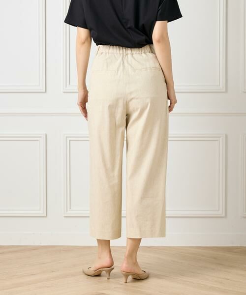 7-IDconcept / セブンアイディーコンセプト ショート・ハーフ・半端丈パンツ | 《大きいサイズ》ワイドクロップトパンツ | 詳細12