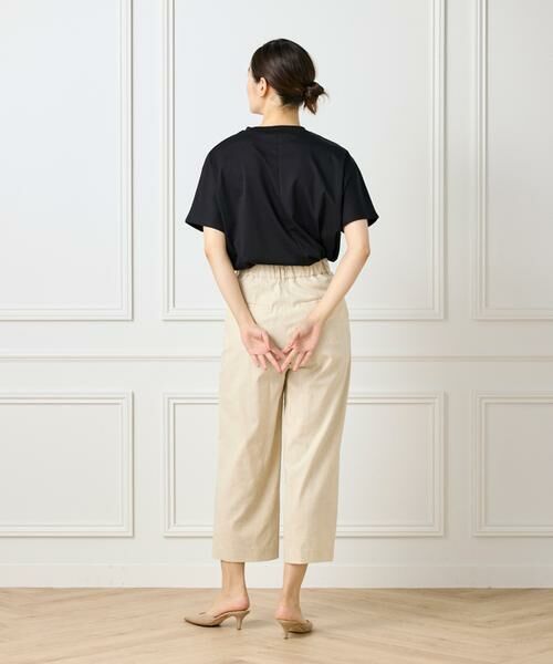 7-IDconcept / セブンアイディーコンセプト ショート・ハーフ・半端丈パンツ | 《大きいサイズ》ワイドクロップトパンツ | 詳細5