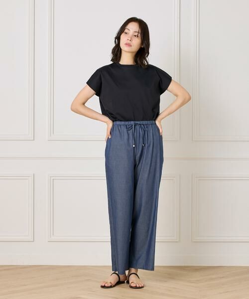 7-IDconcept / セブンアイディーコンセプト その他パンツ | 《大きいサイズ》デニム調イージーパンツ | 詳細2