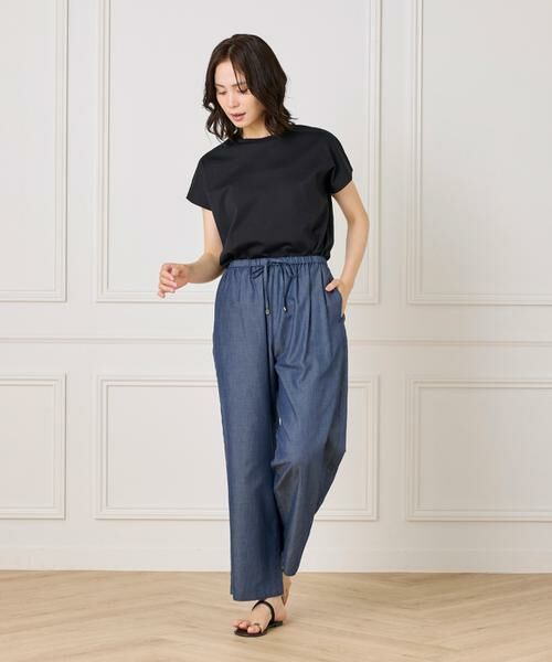 7-IDconcept / セブンアイディーコンセプト その他パンツ | 《大きいサイズ》デニム調イージーパンツ | 詳細3