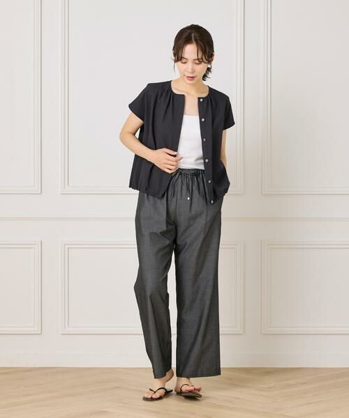 7-IDconcept / セブンアイディーコンセプト その他パンツ | 《大きいサイズ》デニム調イージーパンツ | 詳細6